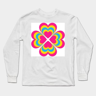 Pan clover heart Long Sleeve T-Shirt